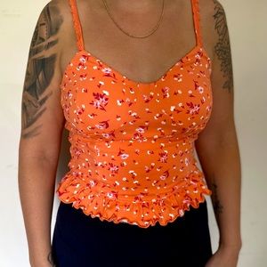 Beautiful Floral Summer Tank Top
